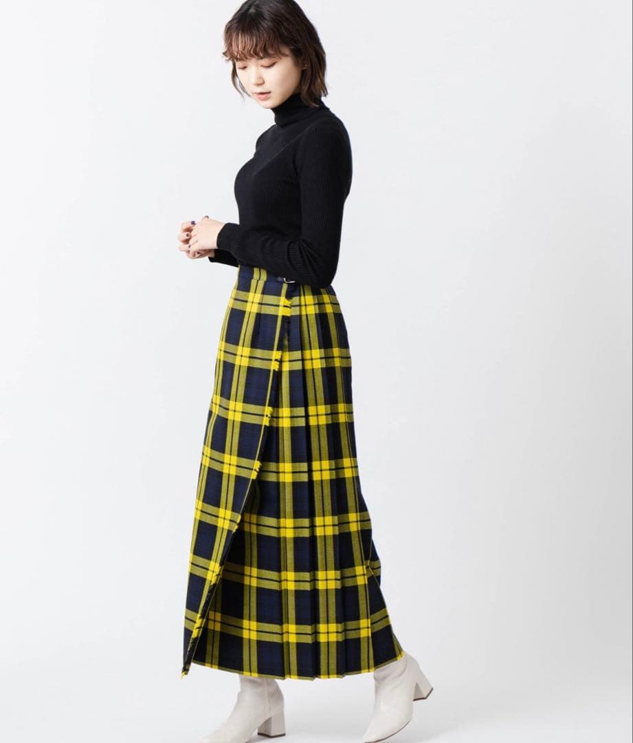 O'Neil of Dublin ウーステッドウール100% キルトスカート