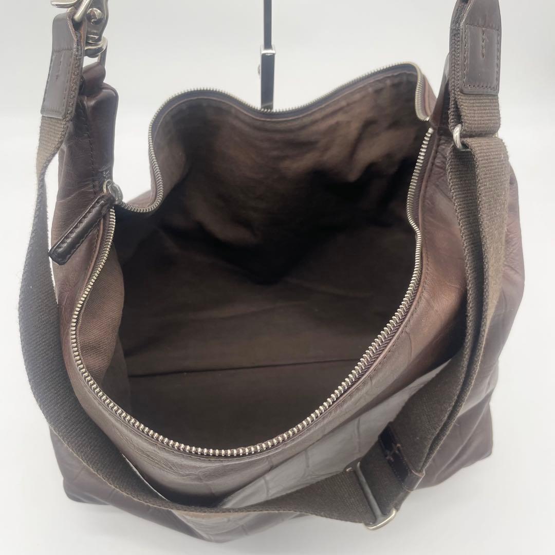 美品　ダニエル&ボブ2way ジャスミン　ロディ　ショルダーバッグ　クロコ型押し