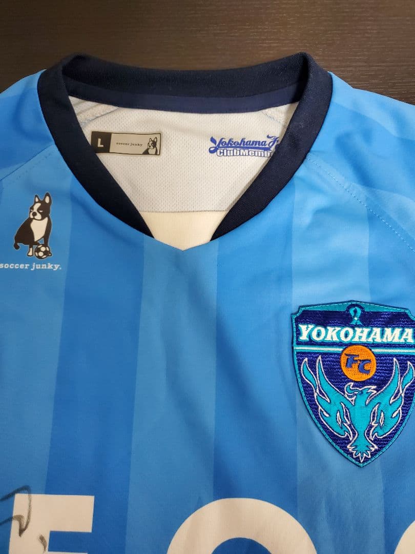 横浜FC2017 サイン入りユニフォーム　Lサイズ