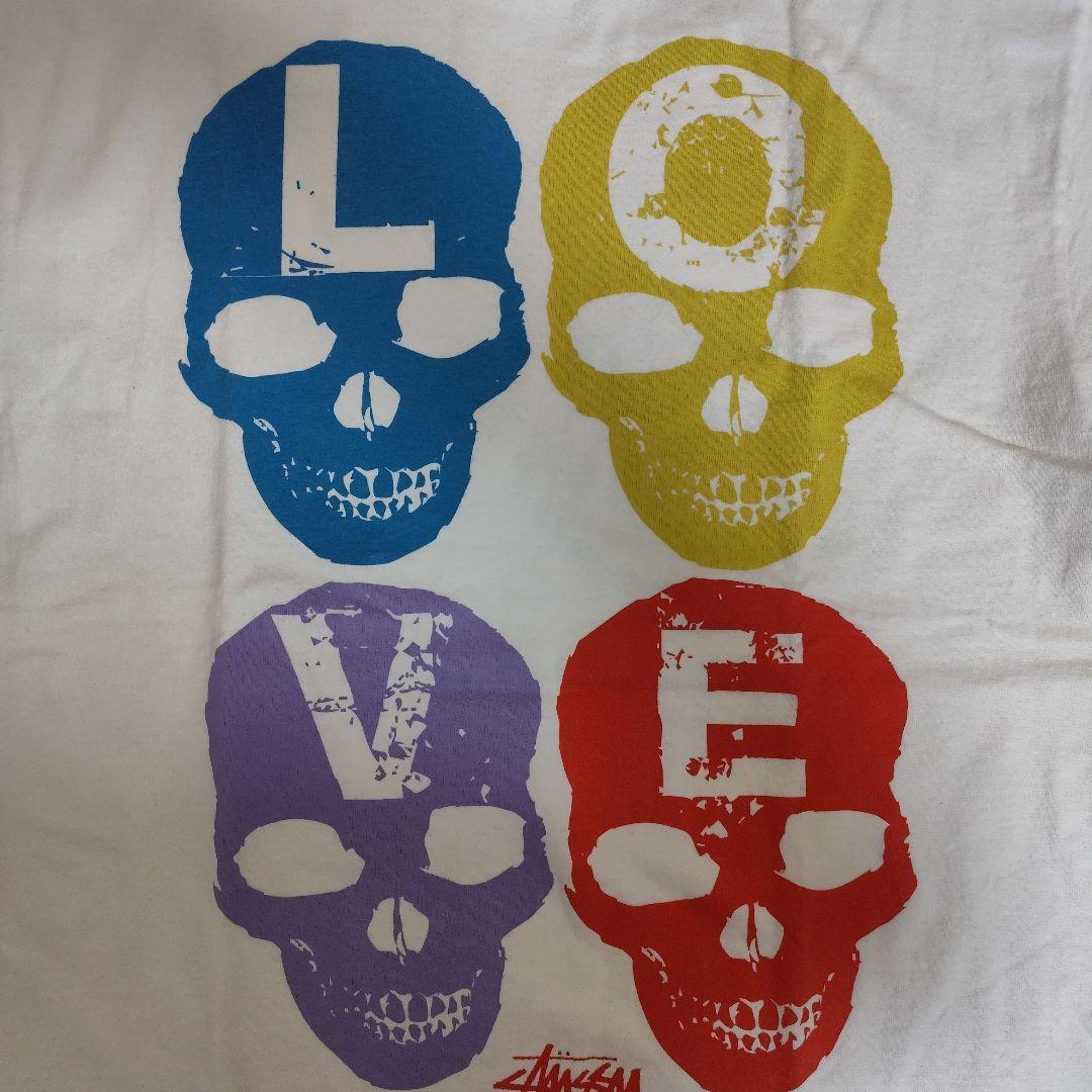 最終価格】Stussy LOVE HATE Tシャツ M - メルカリ