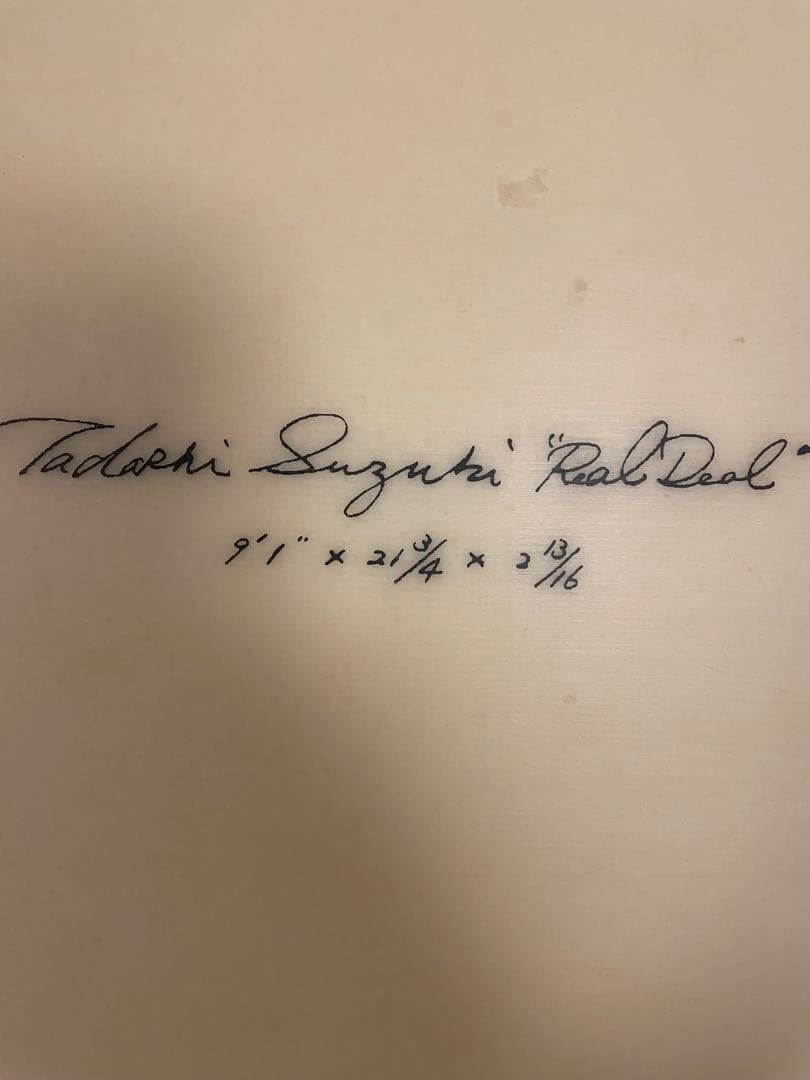 Tadashi Suzuki Real Deal 9'1\" サーフボード