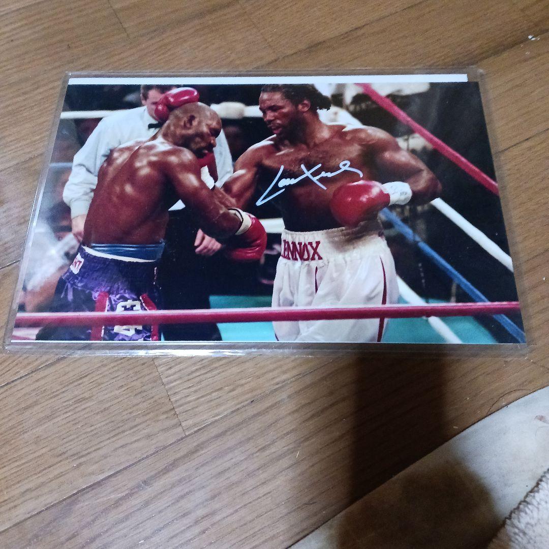 レノックス・ルイス 直筆サイン入りボクシング写真 - メルカリ
