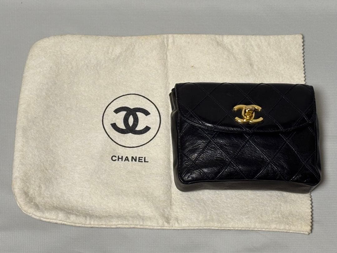 CHANELシャネルマトラッセ ウエストポーチ ベルト無し