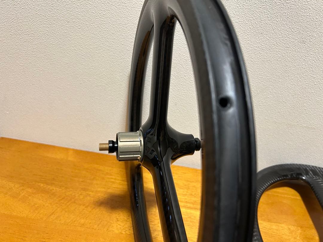 ブロンプトン用カーボンホイール 外装7速対応 T800 74-112ミリ