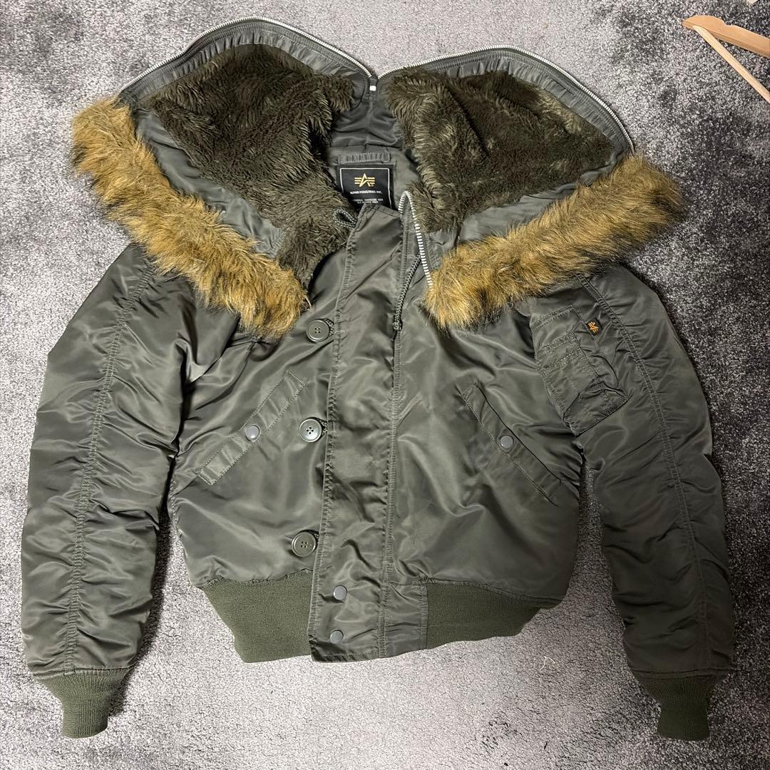 ALPHA USA製N-2Bフライトジャケット カーキ 90s y2k