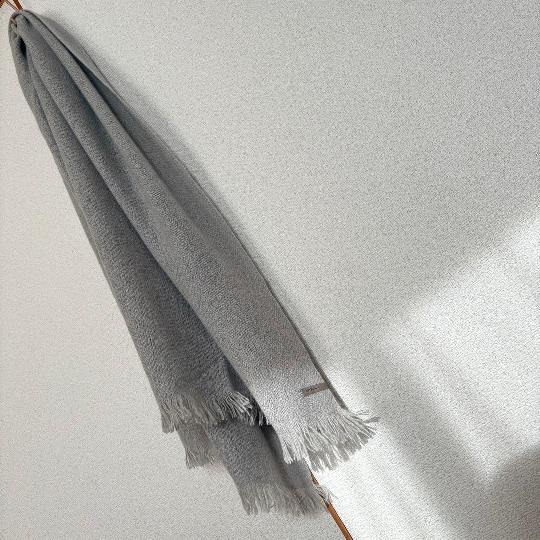 NORLHA ノラ ヤク ウール ストール マフラー グレー 新品