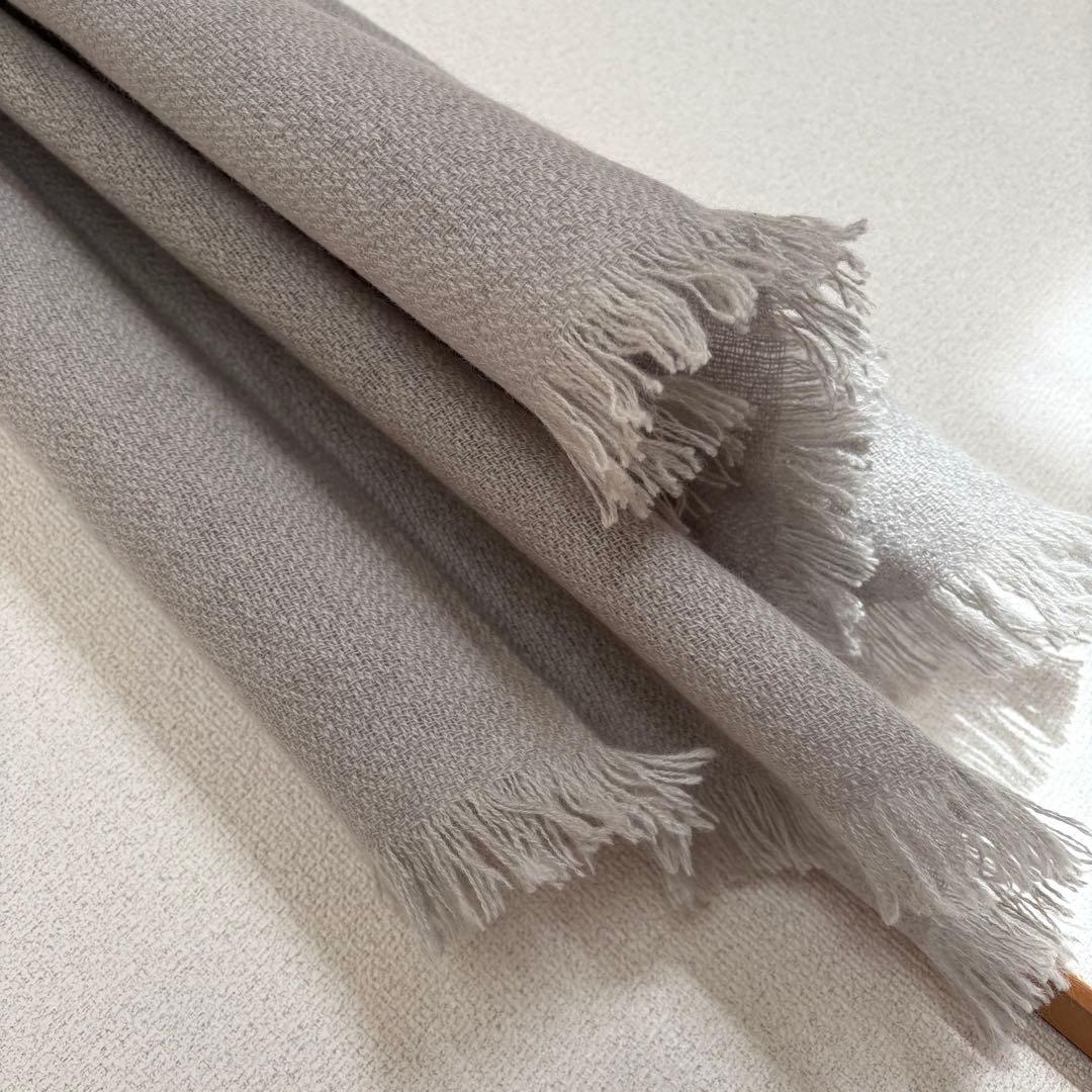 NORLHA ノラ ヤク ウール ストール マフラー グレー 新品