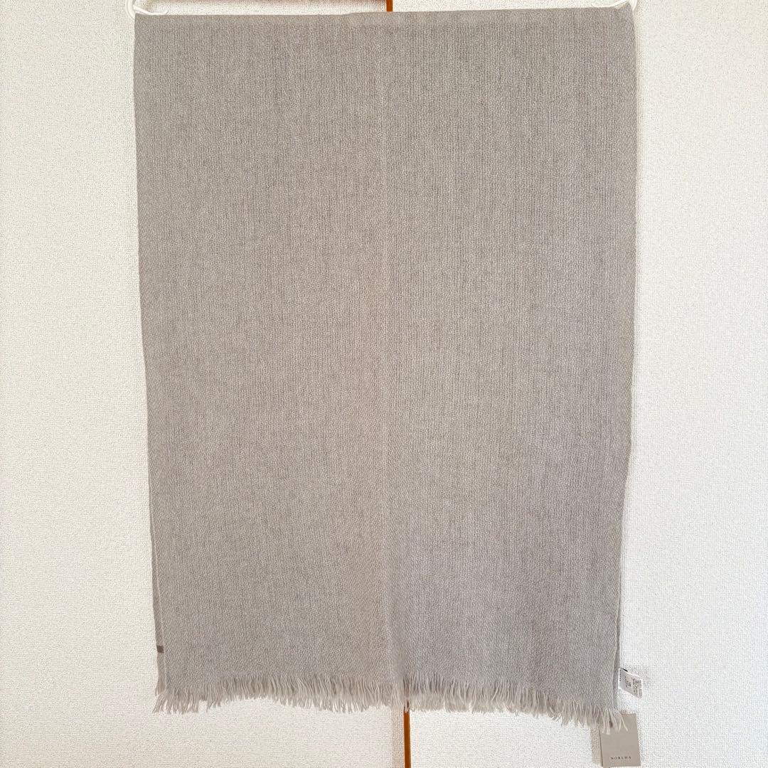 NORLHA ノラ ヤク ウール ストール マフラー グレー 新品