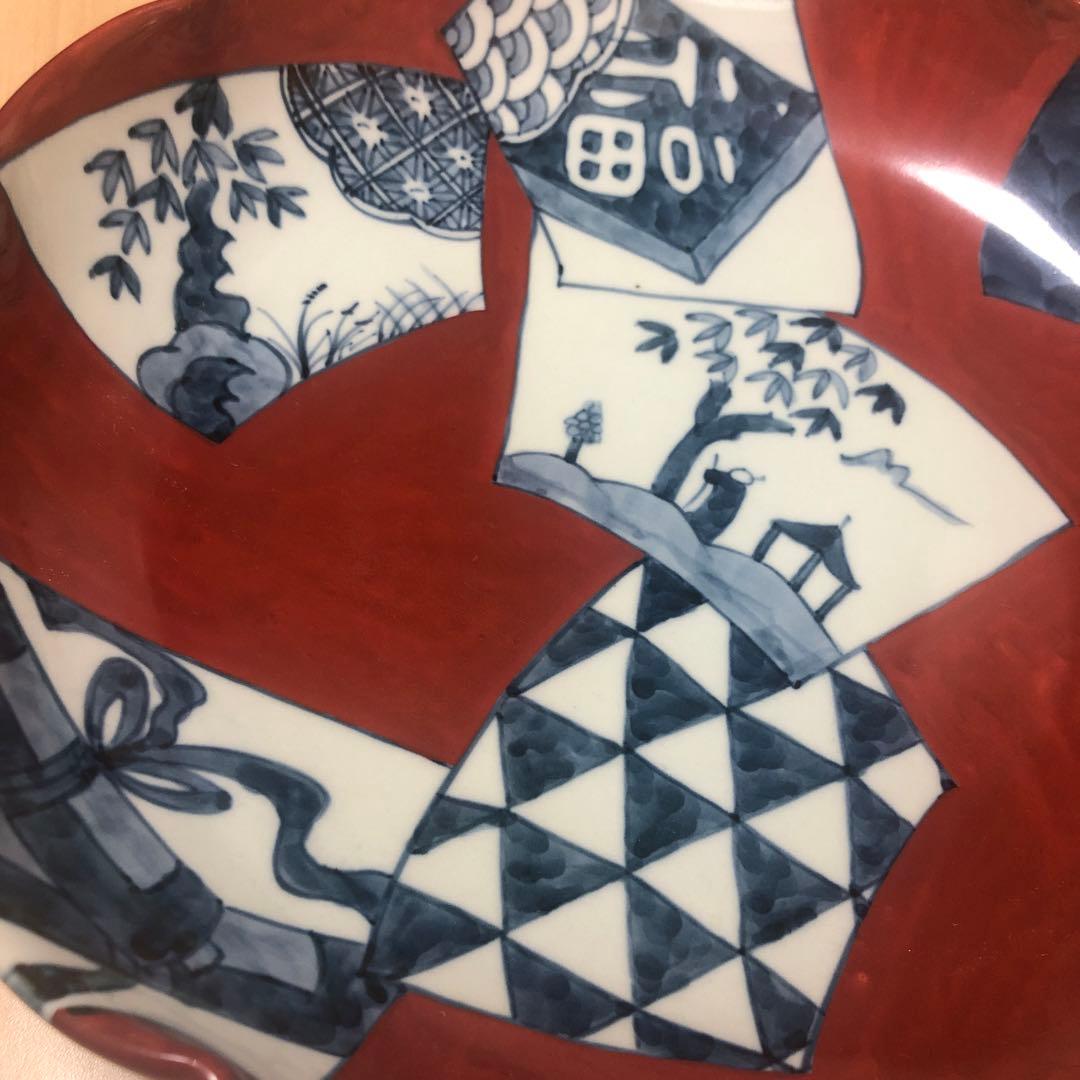 有田焼　陶祥窯　飾皿　晴れの日　希少　お正月　特大大皿