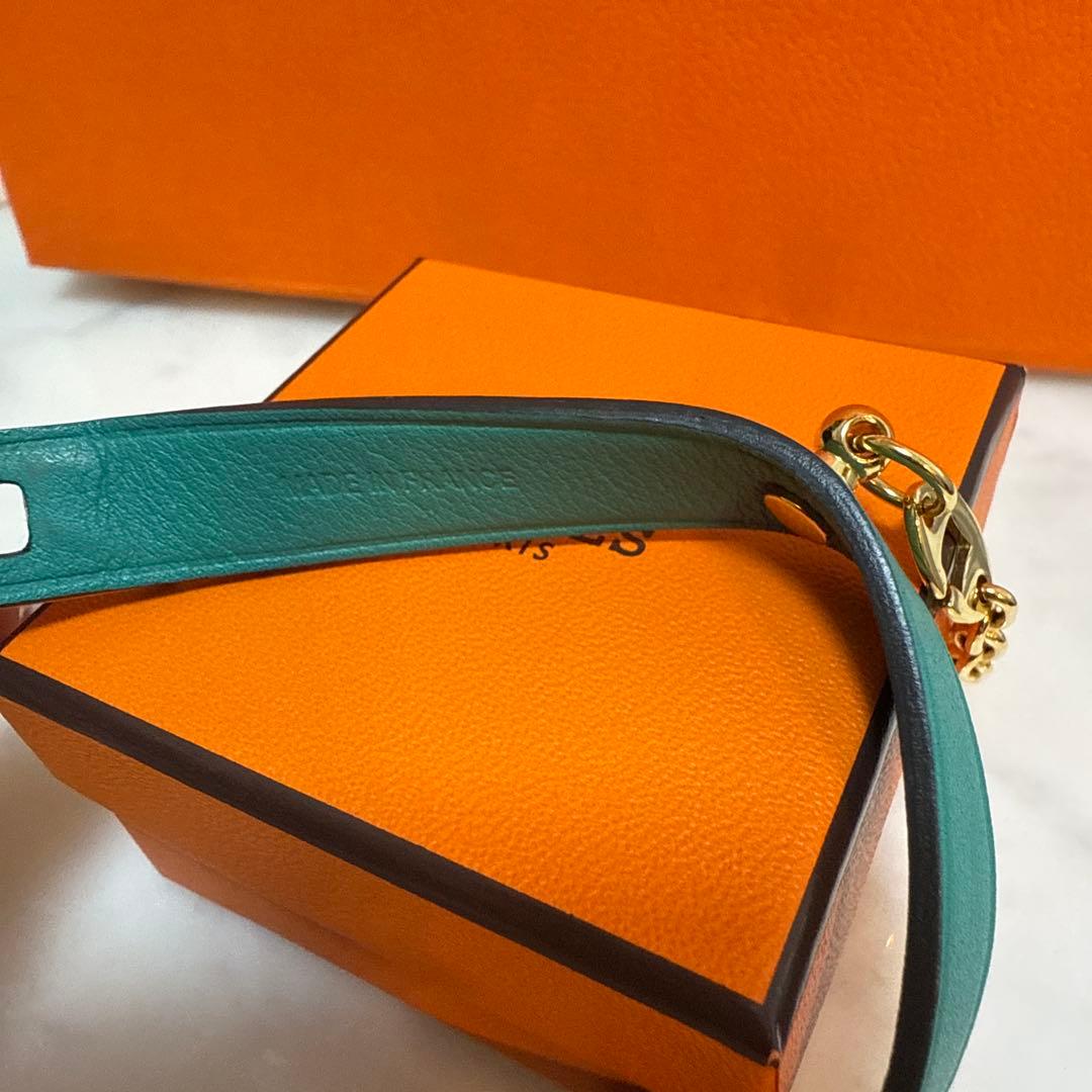 エルメス　ケリーグローブホルダー　グリーン