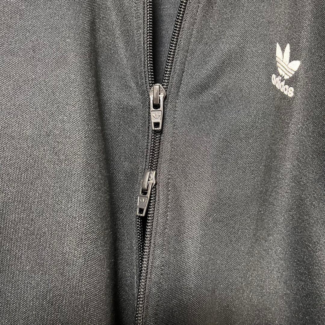 【美品】アディダス トラックジャケット ジャージ ベッケンバウアー 黒 M