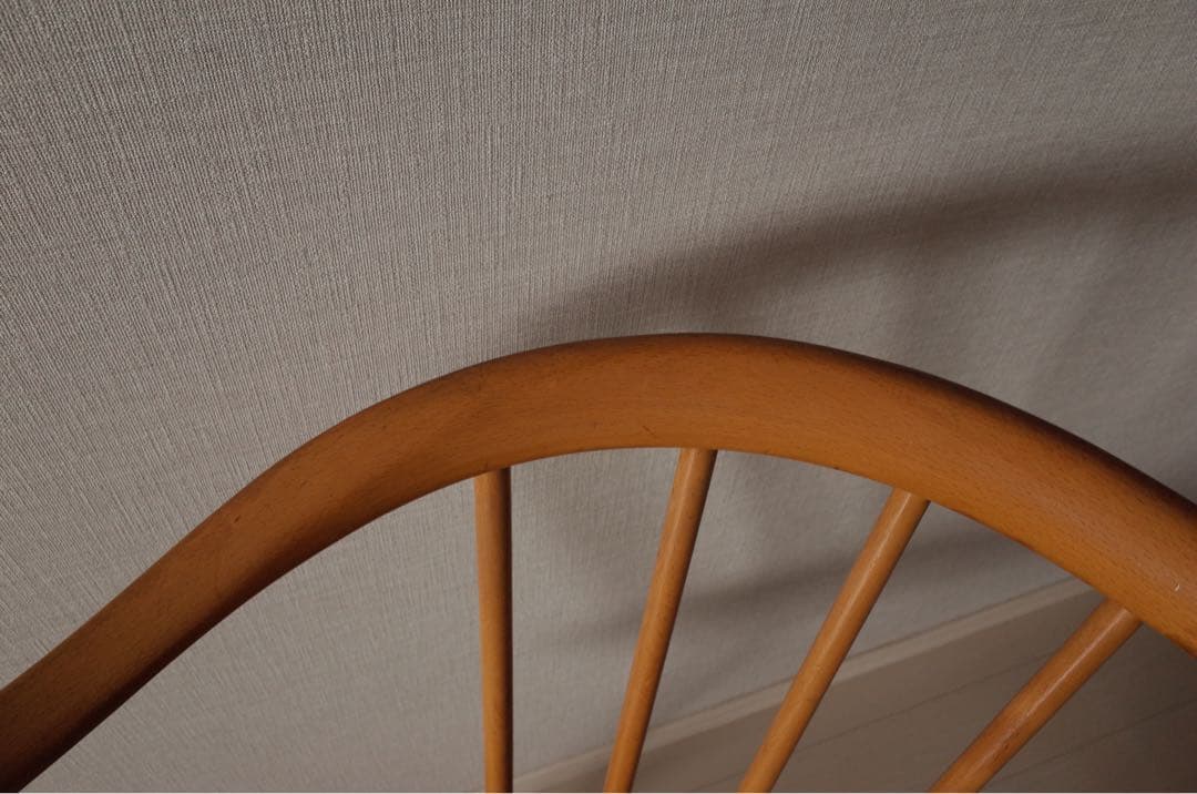 アーコールERCOLスモーカーズチェア/カウホーンチェア/英国アンティークチェア