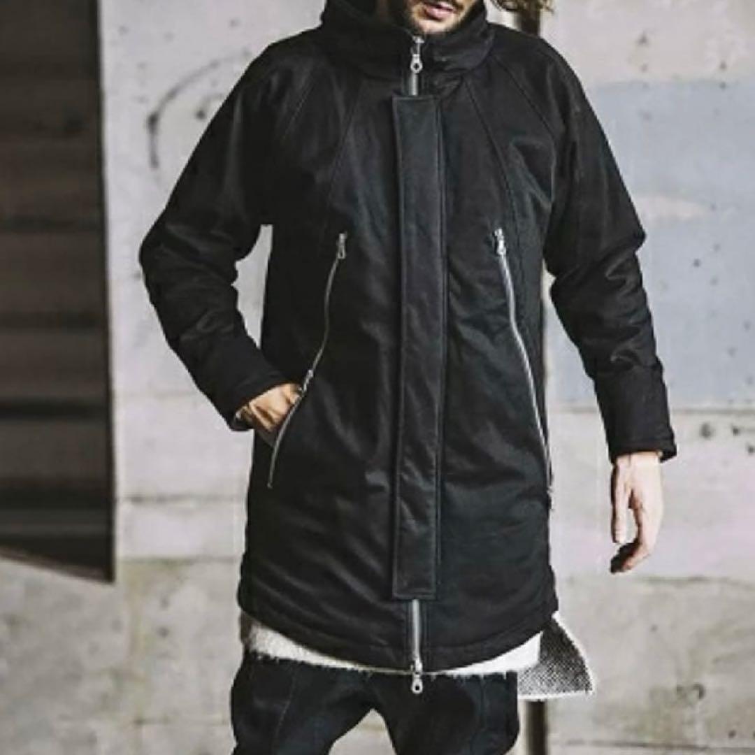 レア★完売品中古品★NOID マルチシームハイカラーハーフコート ボアフリース