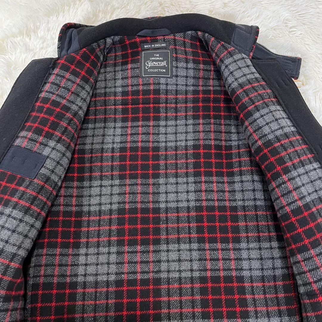 英国製✨グローバーオール×SILAS ダッフルコート　ウール　ブラック　Lサイズ
