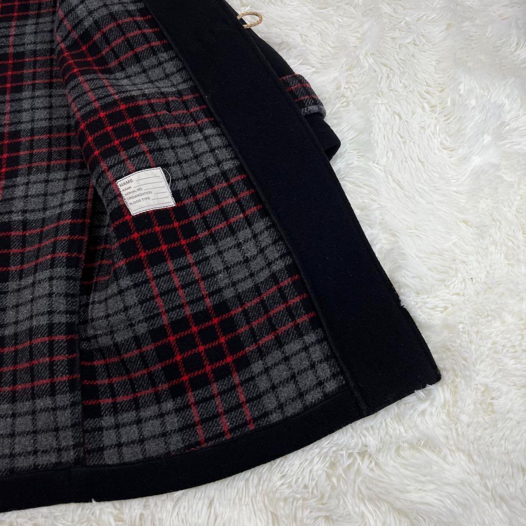 英国製✨グローバーオール×SILAS ダッフルコート　ウール　ブラック　Lサイズ