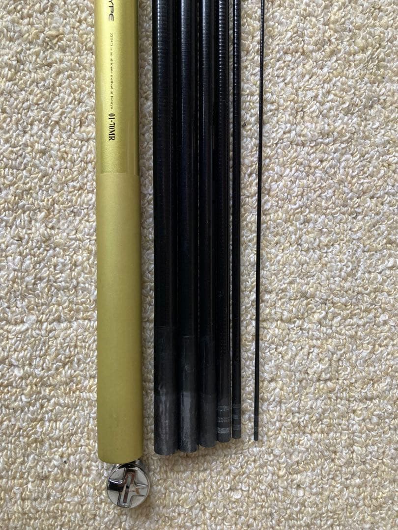 の*ま様 ダイワ　トライアンゼロ　センシティブ01-70MR 美品　本流、渓流用