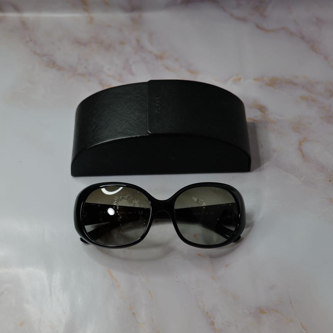 PRADA プラダ メタルロゴ Y2K サングラス ケース付 レンズ交換前提