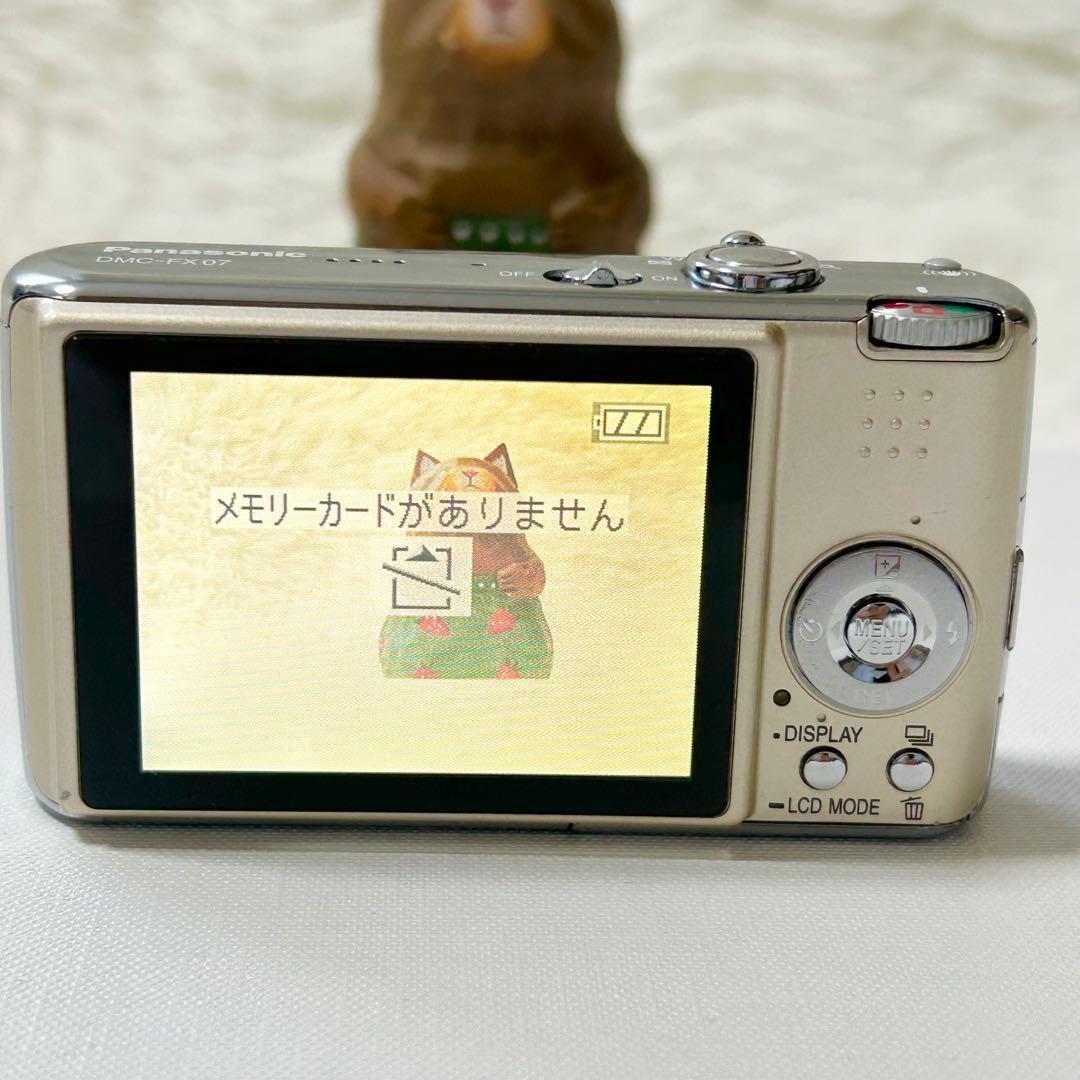 Panasonic LUMIX DMC-FX07 デジカメ コンデジ ゴールド