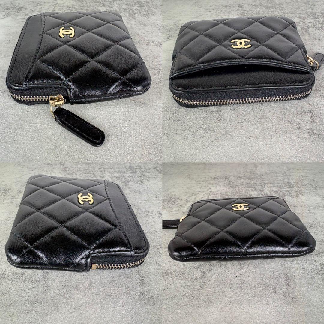 CHANEL ラムスキン マトラッセ コインケース カードケース 財布 - メルカリ