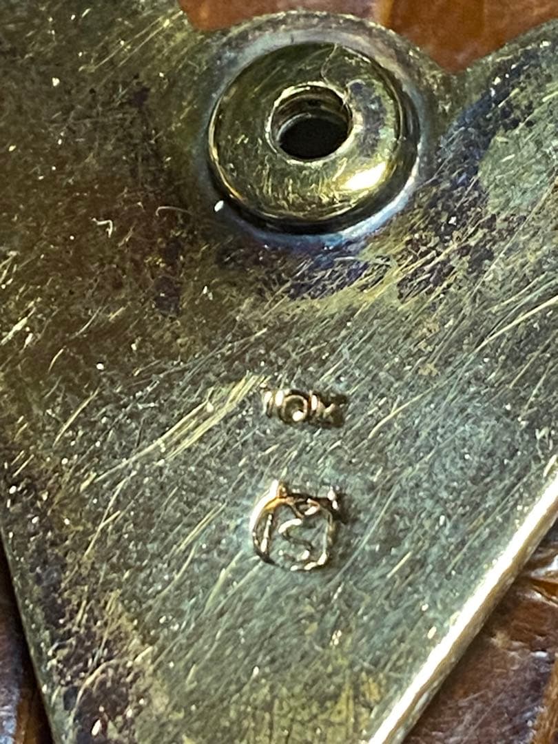 10Kゴールド ビンテージカラーチップ