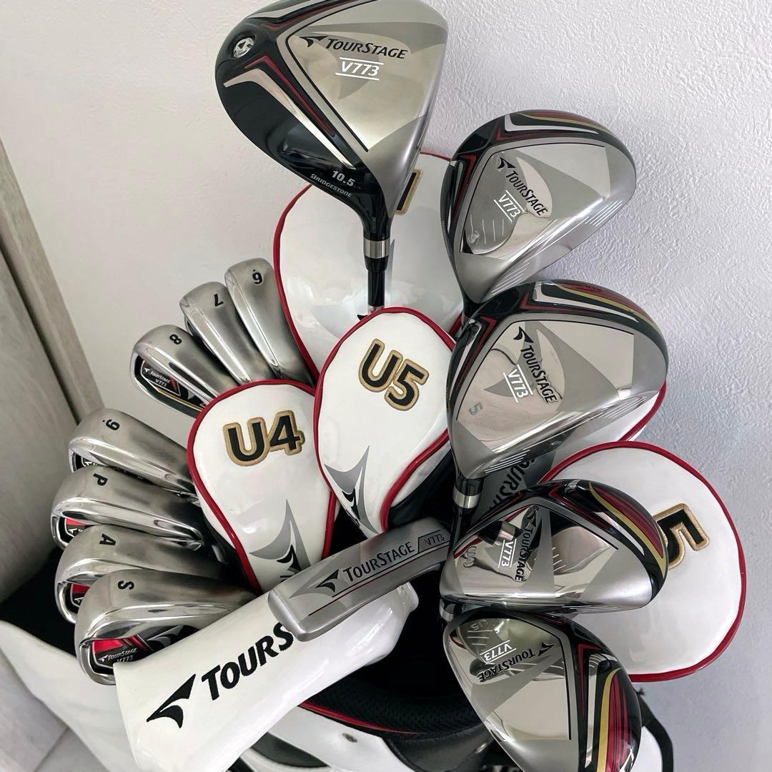 超美品　完売　ツアーステージ　ゴルフクラブ　本格フルセット　V773 優しい
