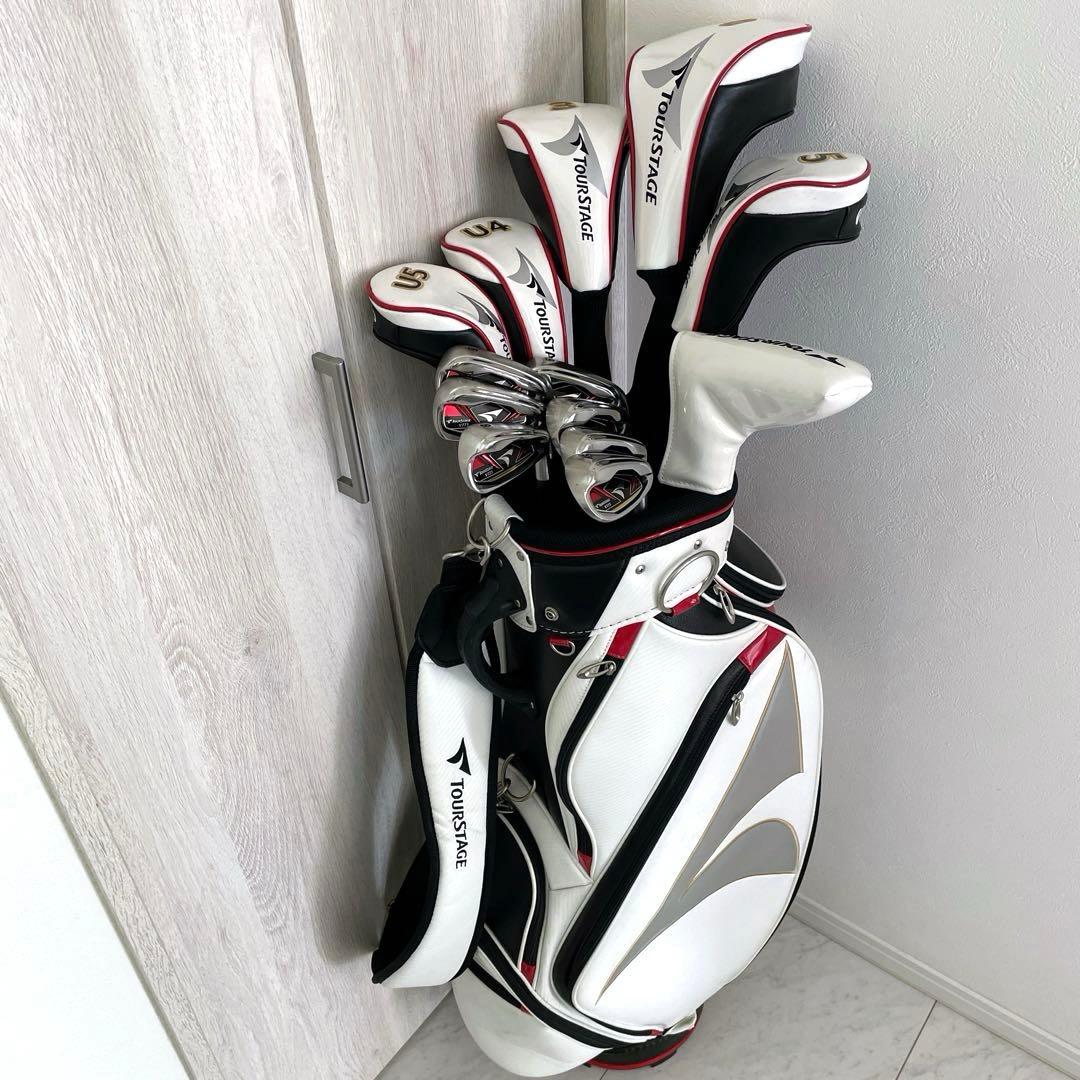 超美品　完売　ツアーステージ　ゴルフクラブ　本格フルセット　V773 優しい