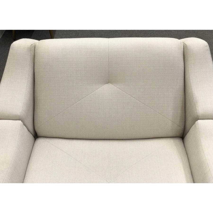 ■COMPLEX■ボンネビル　クラブチェア　1Pソファ　白　ミッドセンチュリー