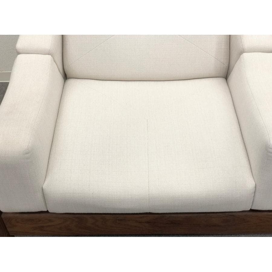 ■COMPLEX■ボンネビル　クラブチェア　1Pソファ　白　ミッドセンチュリー