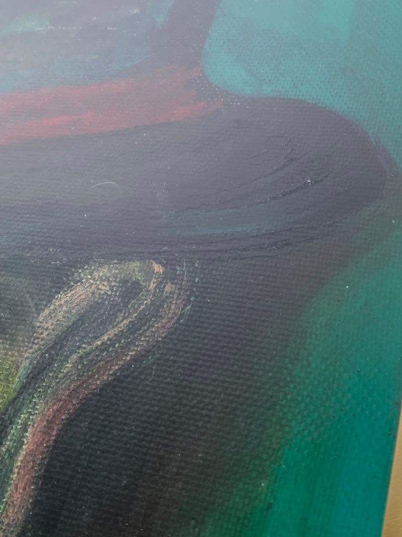 2076❣️ タイトル　(tribe) 油絵