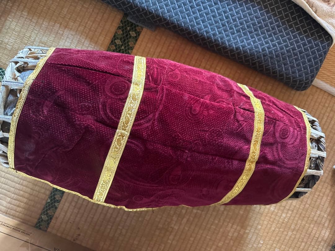 ムリダンガム　民族楽器 太鼓 打楽器 和太鼓　インド　タブラ　ドーラク　シタール