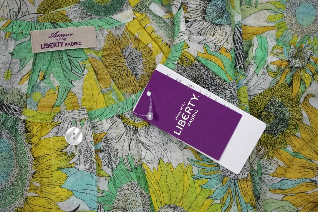 【新品】リバティ LIBERTY fabric 春夏物リップルパジャマ　C19