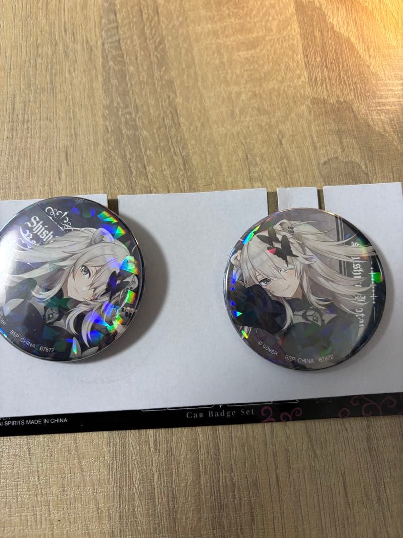 獅白ぼたん賞 ホロライブ1番くじ 獅白ぼたん フィギュア&缶バッチ&アクリル