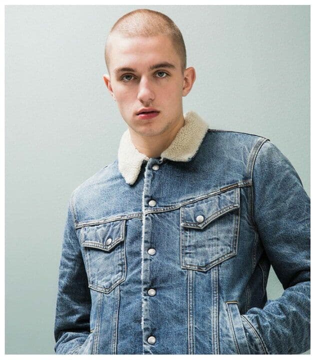 Nudie Jeans ヌーディージーンズ LENNY ボア付 Gジャン