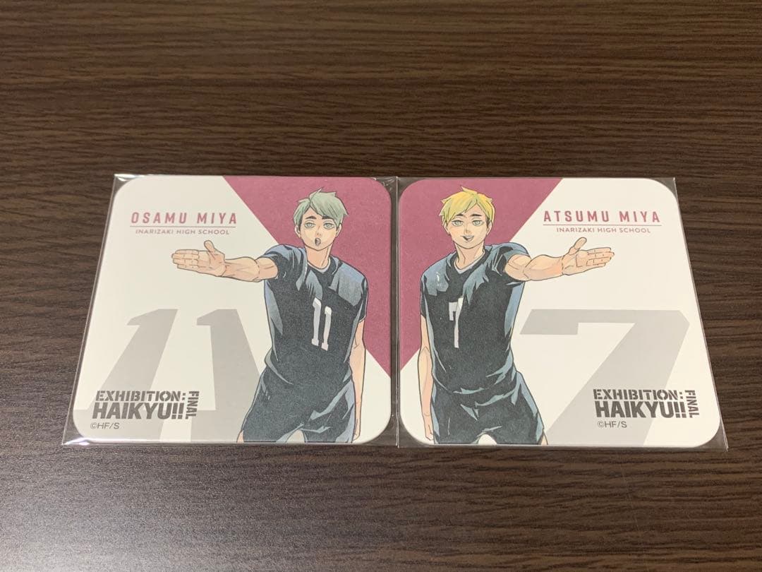 ハイキュー展 アートコースター 宮侑 宮治 - メルカリ