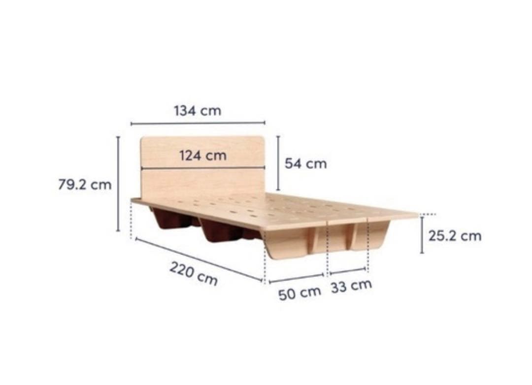 【引き取り限定】コアラベッドフレーム セミダブル
