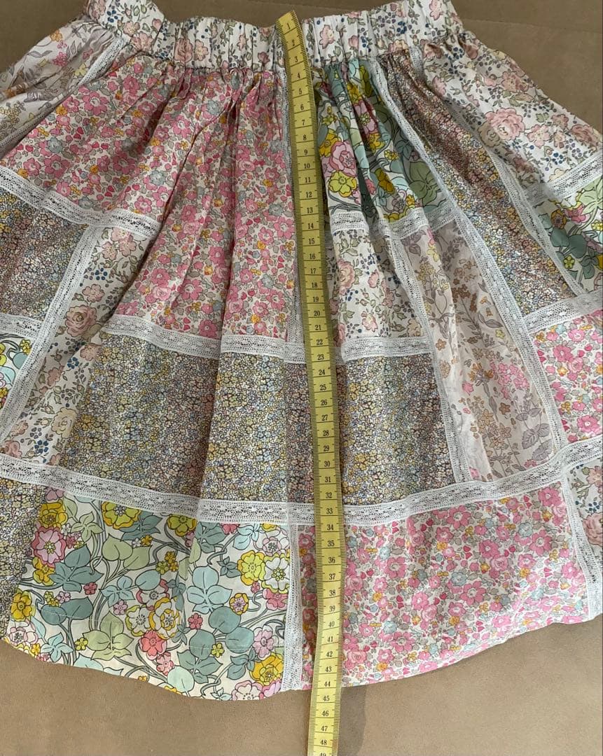 Peets　ボンポワン　リバティー柄　希少　スカート　12歳　超美品