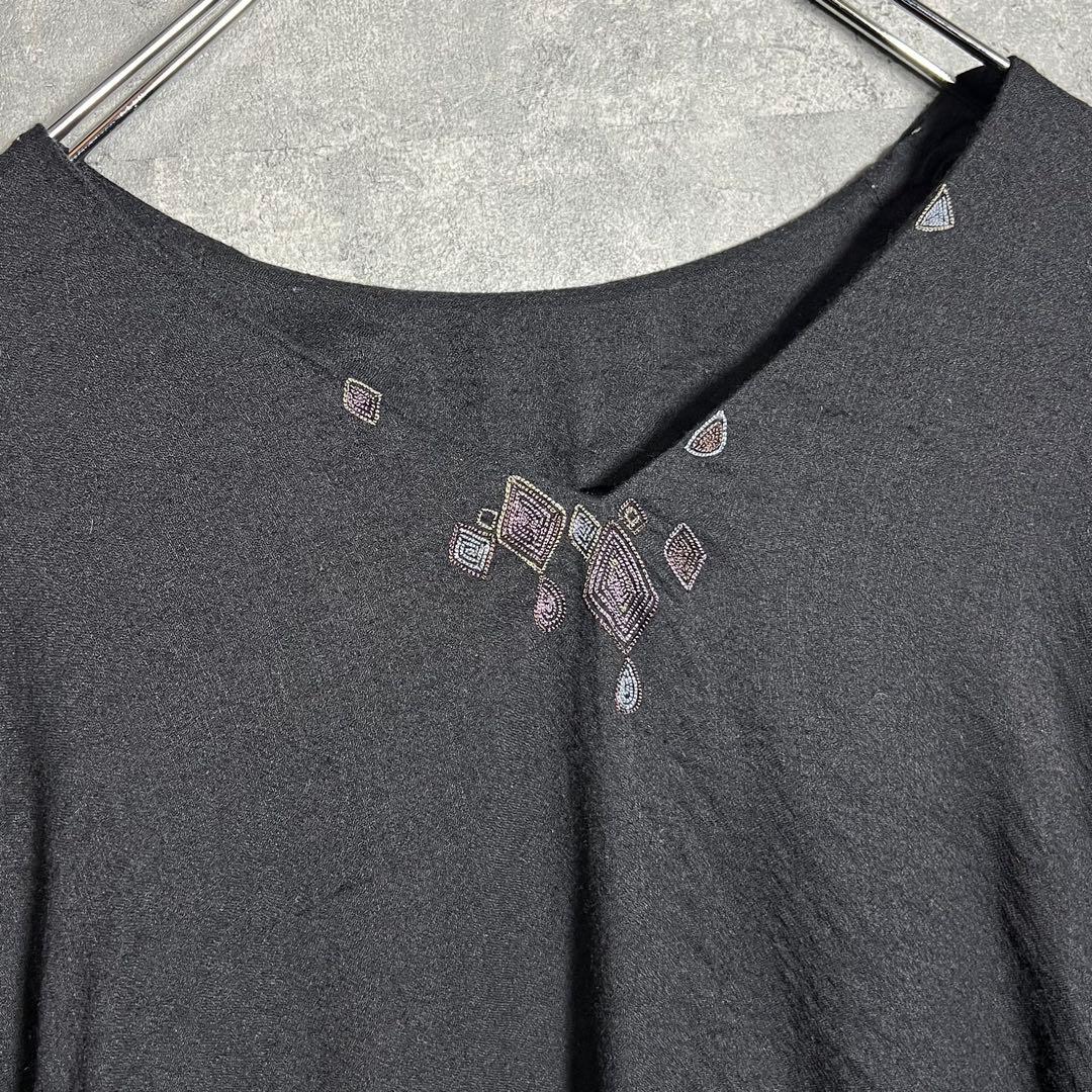 ヨーガンレール（JURGEN LEHL）の長袖刺繍ワンピース　M