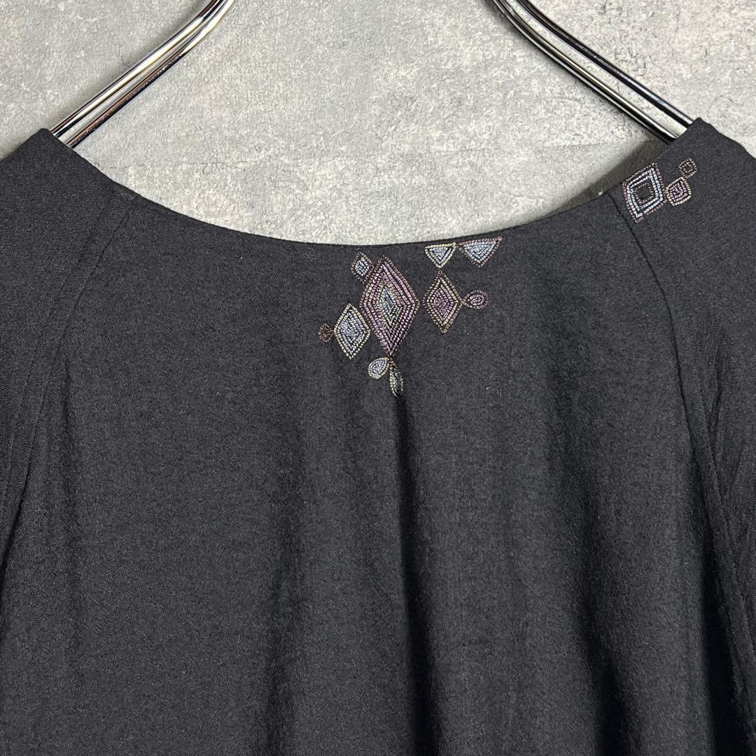 ヨーガンレール（JURGEN LEHL）の長袖刺繍ワンピース　M