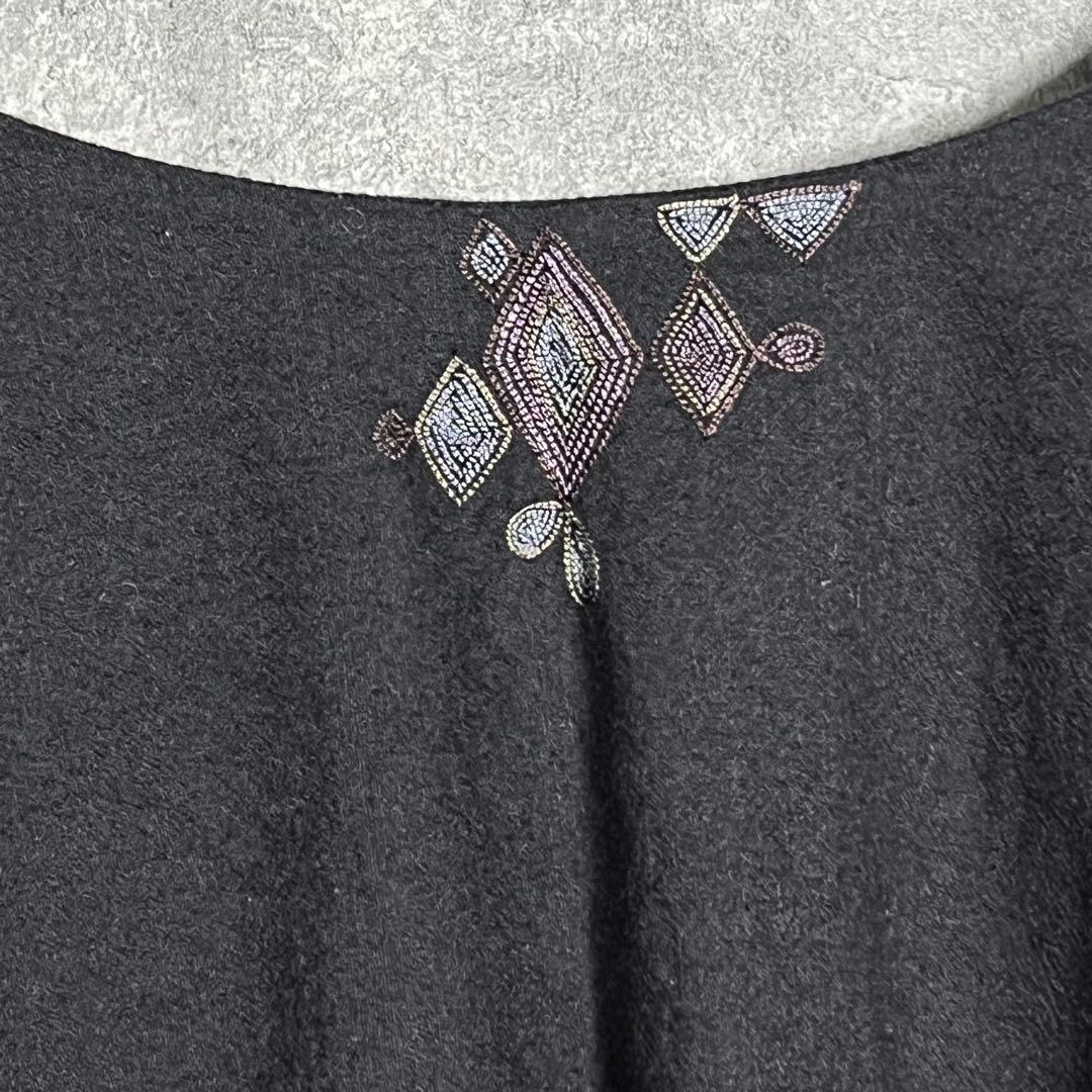 ヨーガンレール（JURGEN LEHL）の長袖刺繍ワンピース　M