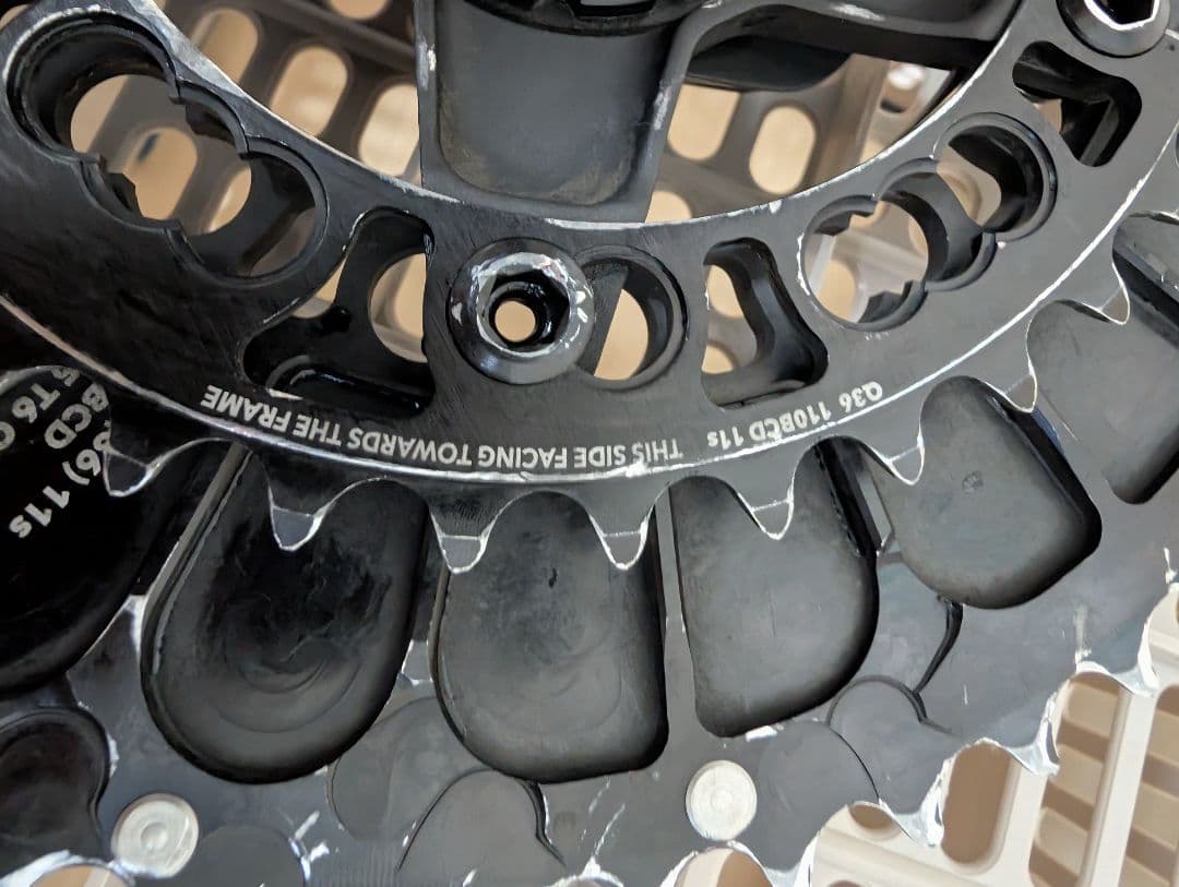 Rotor 2INPOWER パワーメーター クランクセット 楕円リング