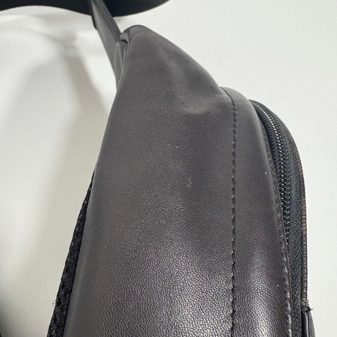 COACH コーチ ボディバッグ シグネチャー ブラック F54787