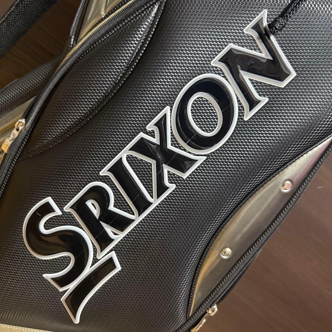 Srixon キャディバッグ ゴルフバッグ ブラック/シルバー