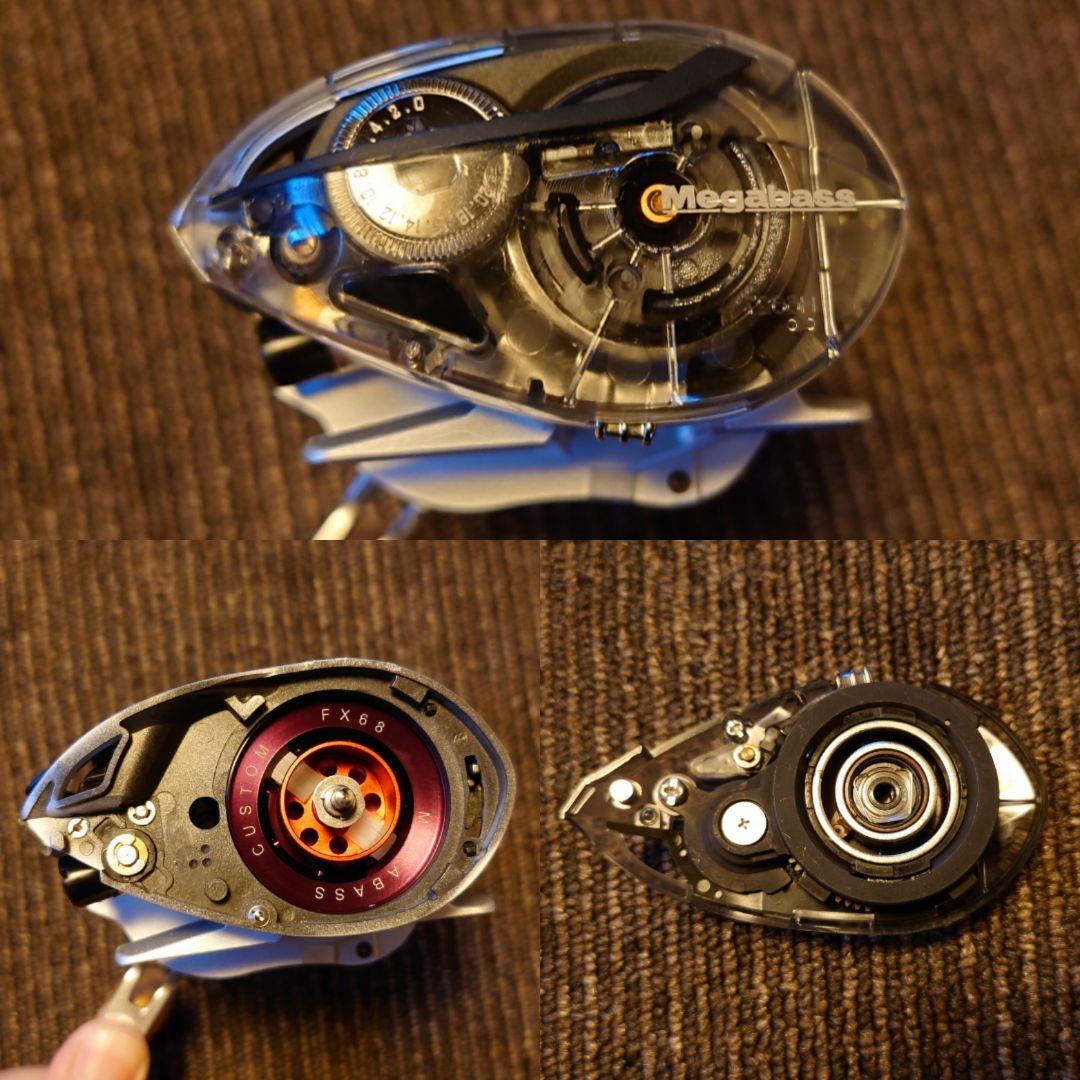 超希少実釣未使用品メガバス FX68R ライトハンドル SP-C SLP KTF