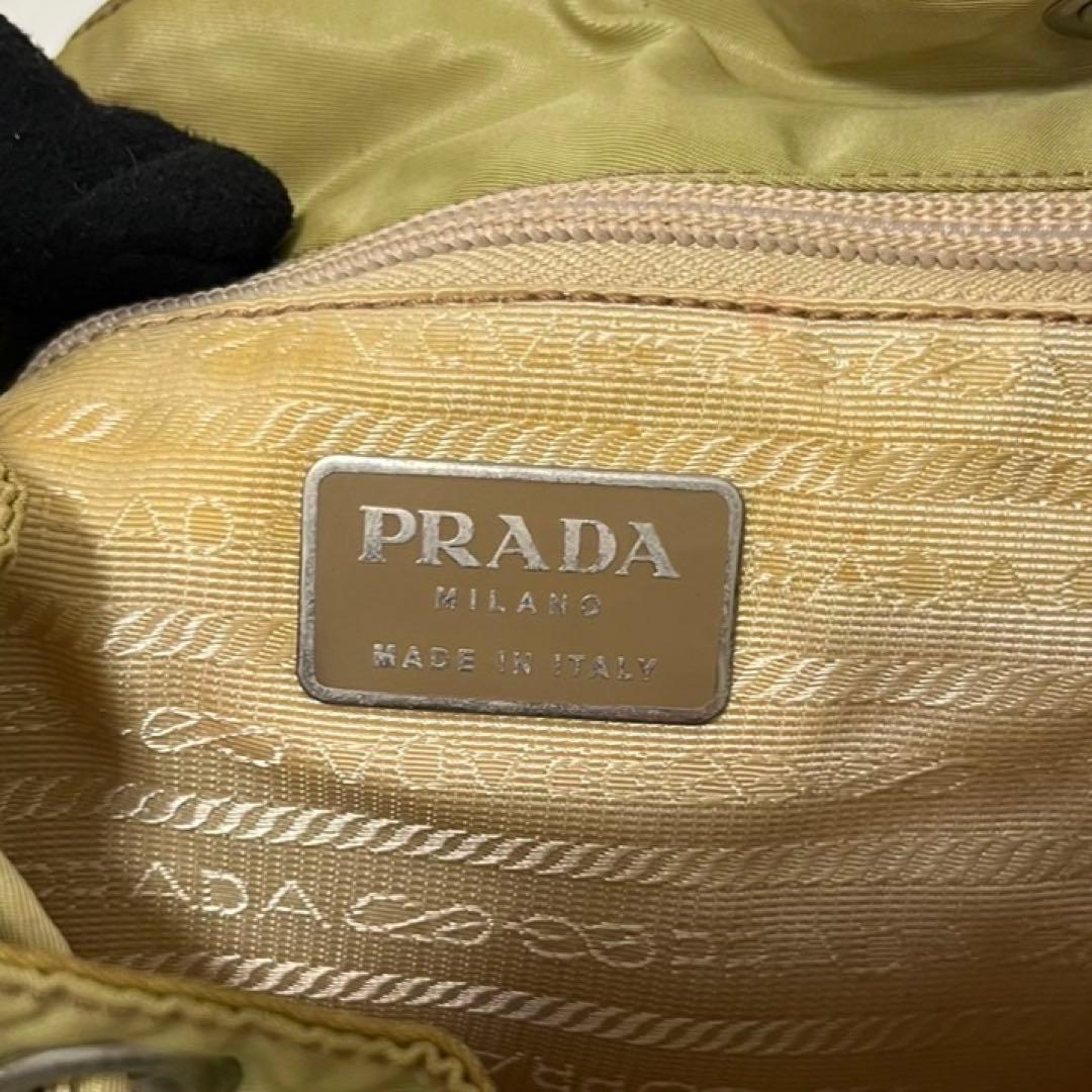 廃盤 PRADA カーキ リュック ミニリュック y2k archive
