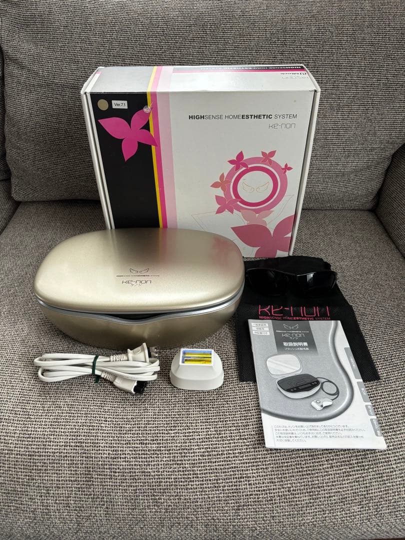 ケノン 脱毛 ver7.1 プレミアムカートリッジ 脱毛器 美品 L108729978