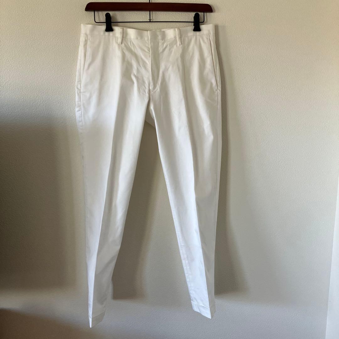 中村圭 パンツ2本 美品 Paulsmithネイビー テーパードスラックス