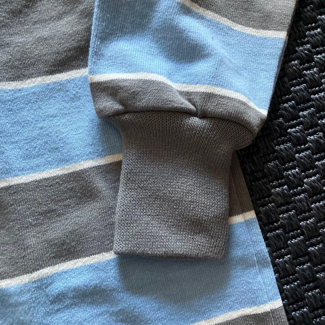 BARBARIAN ラガーシャツ 青とグレー　未使用品