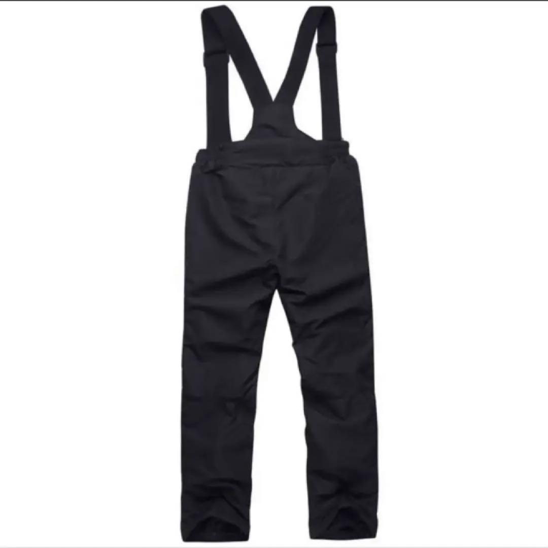 スキーウエア　スノボウエア　スノボ　大理石 タイダイ柄 上下セット 黒　ブラック