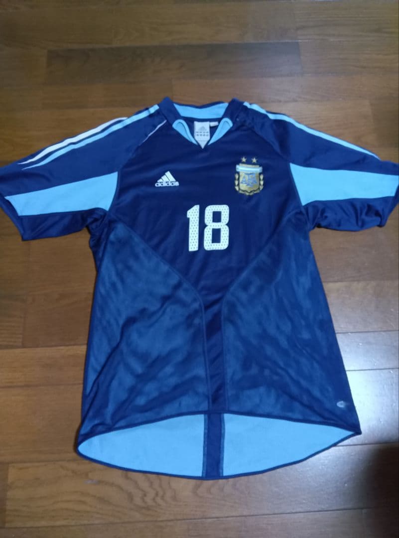 アルゼンチン代表　アウェイ　メッシ　18番　ワールドユース 当時物　正規品　美品