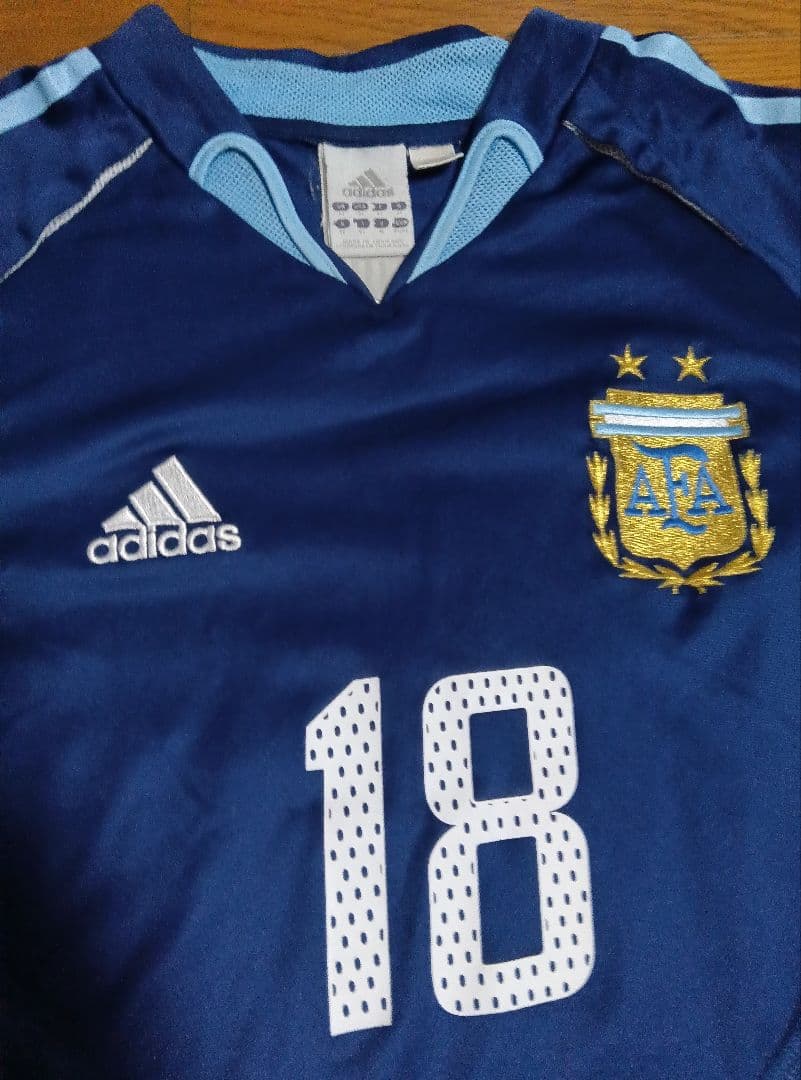 アルゼンチン代表　アウェイ　メッシ　18番　ワールドユース 当時物　正規品　美品